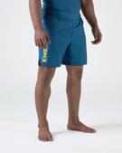 Kingz hybrid Mi-K grappling Shorts-blue